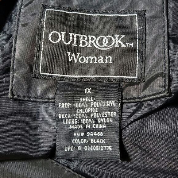 Outbrook Woman vintage plus size Coat Jacket - Picture 4 of 6